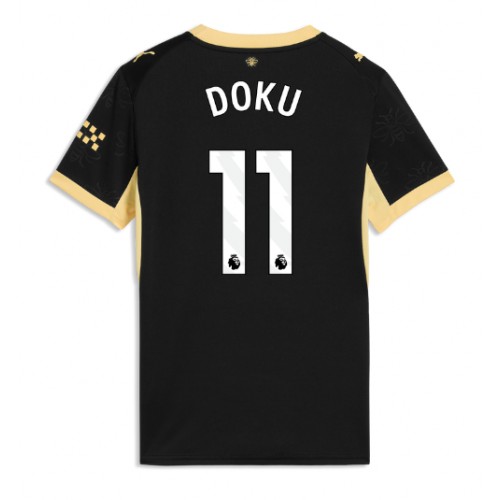 Manchester City Jeremy Doku #11 Replika Bortatröja Damer 2026-27 Kortärmad